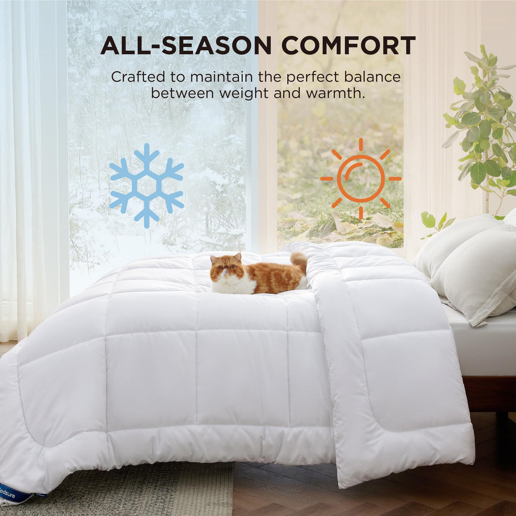 BEDSURE Comforter Duvet Insert - King Size All Season Bedding