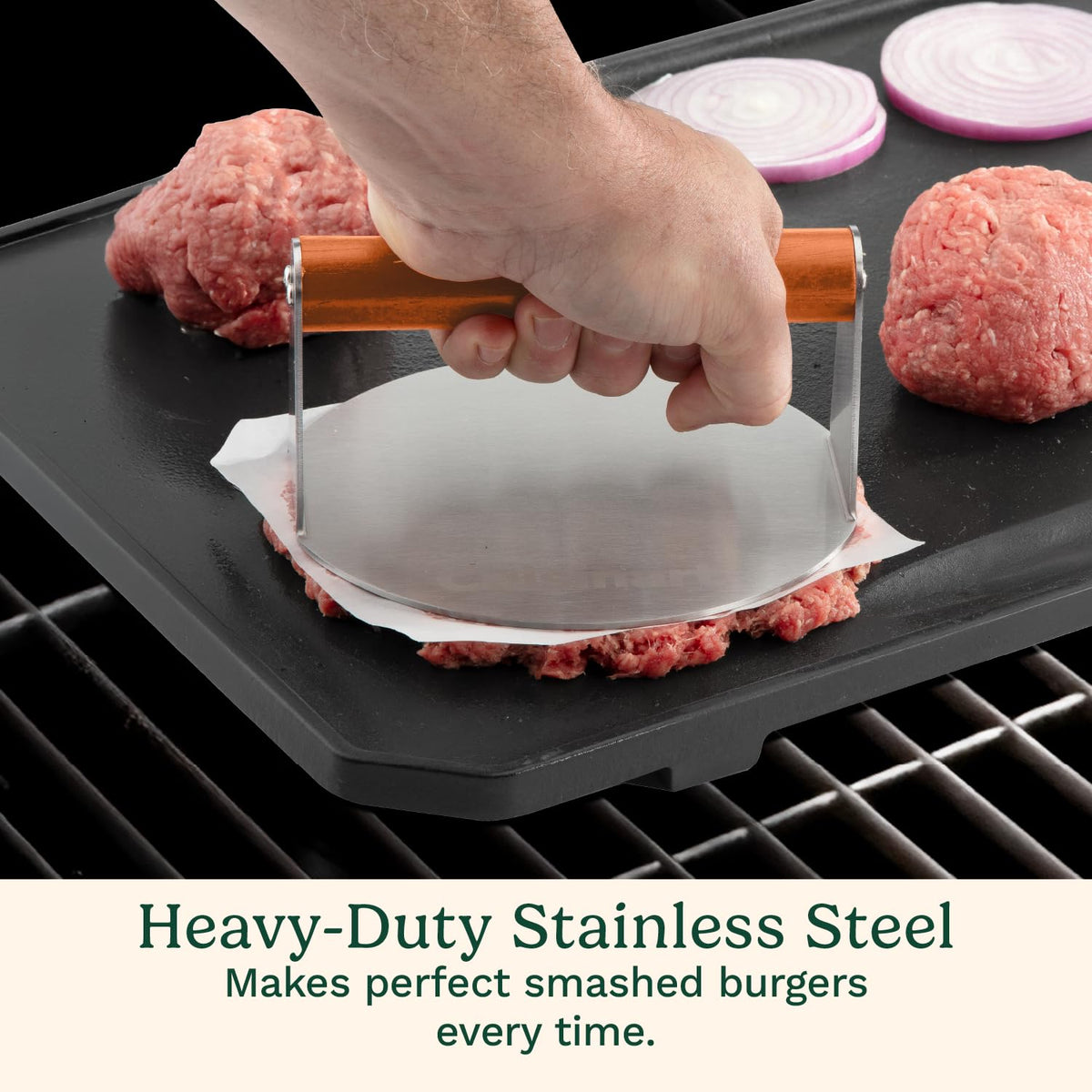 CUISINART 6" Stainless Steel Burger Press - Pack of 8