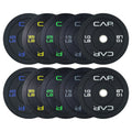 CAP BARBELL CAP 2-Inch Olympic Bumper Plate Set | 100-370 lbs
