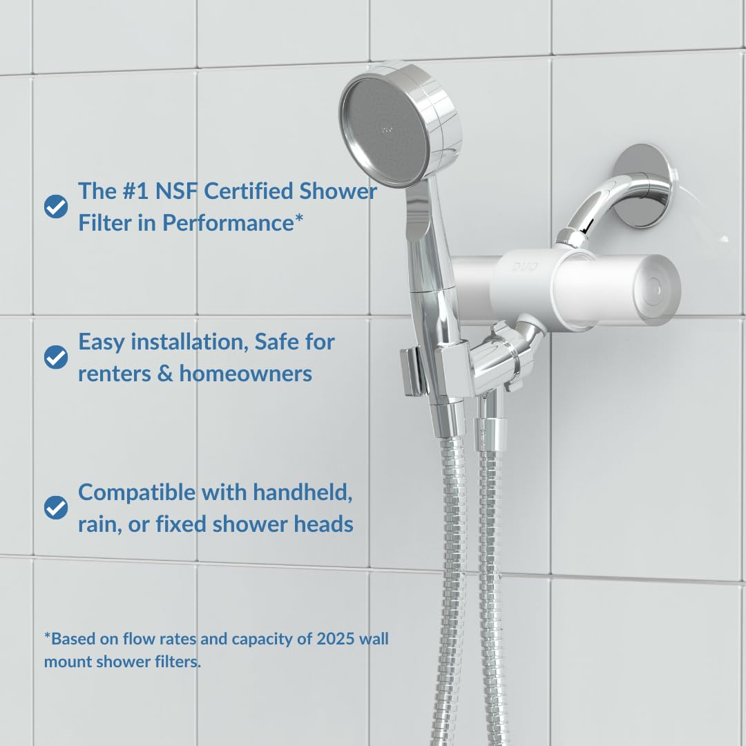 WEDDELL WATER Weddell Duo Shower Filter – NSF Certified Chlorine Reducer