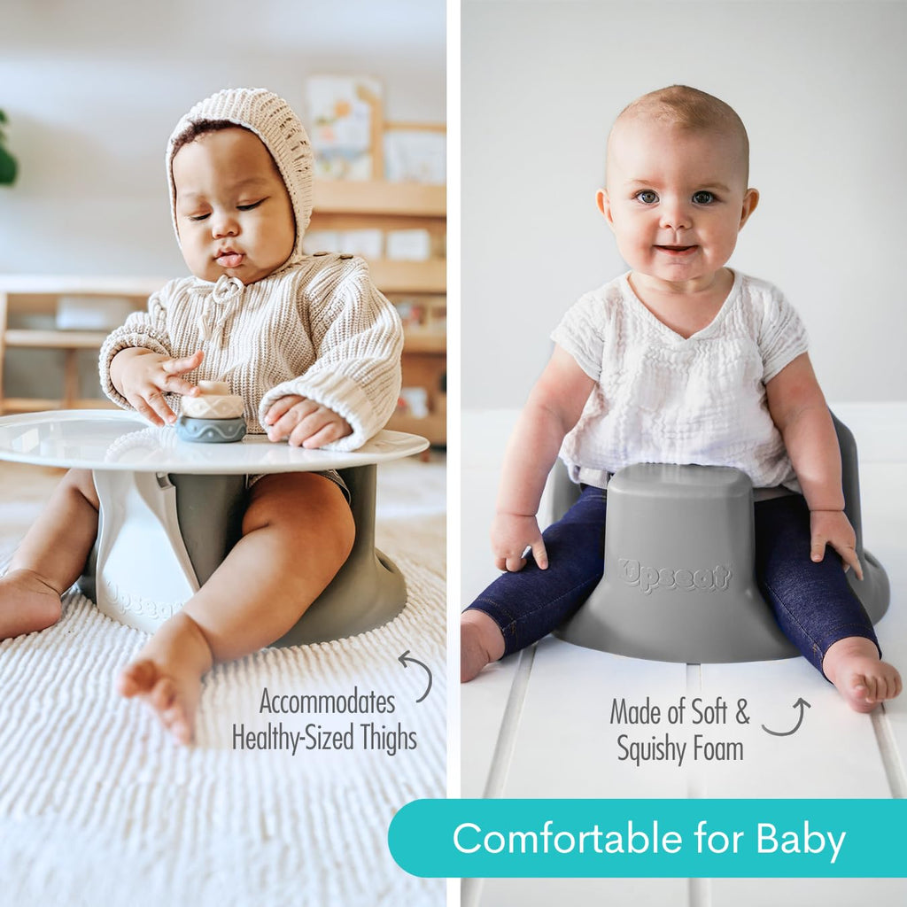 UPSEAT Original Ergonomic Baby Floor & Booster Seat with Tray