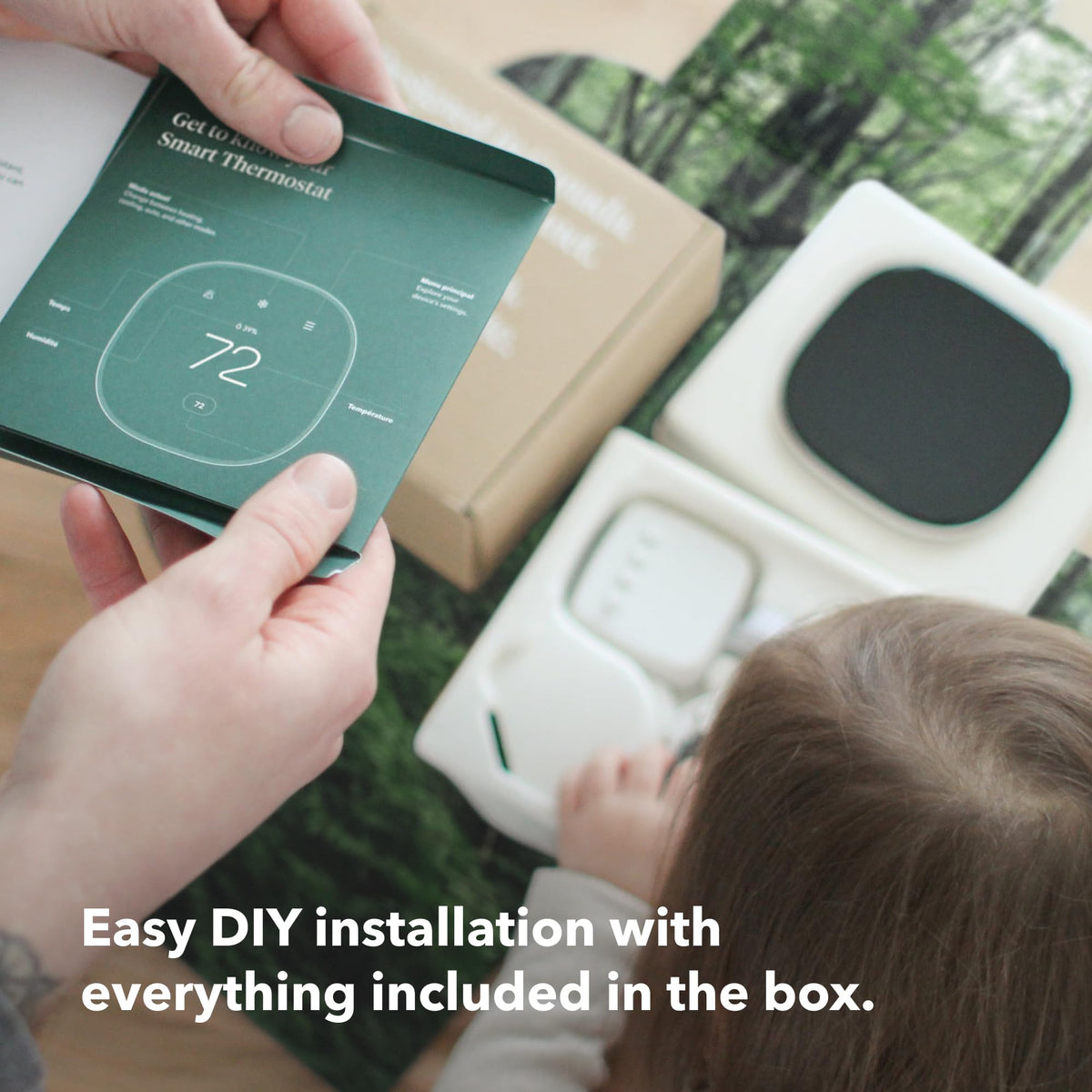 ECOBEE Smart Thermostat Enhanced - WiFi, Works with Siri, Alexa