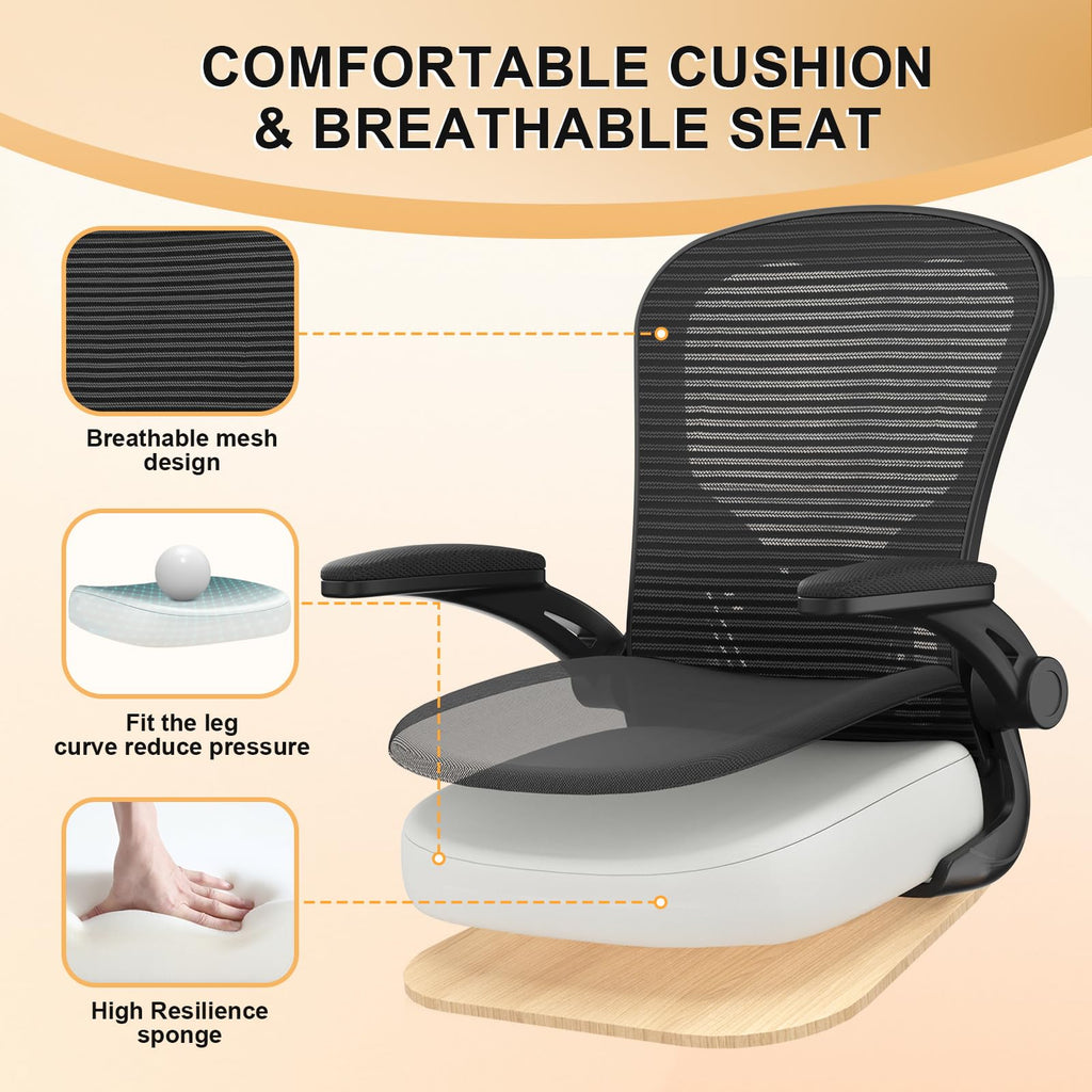 SYNORLA Ergonomic Office Chair - High Back Mesh, 330LBS Capacity