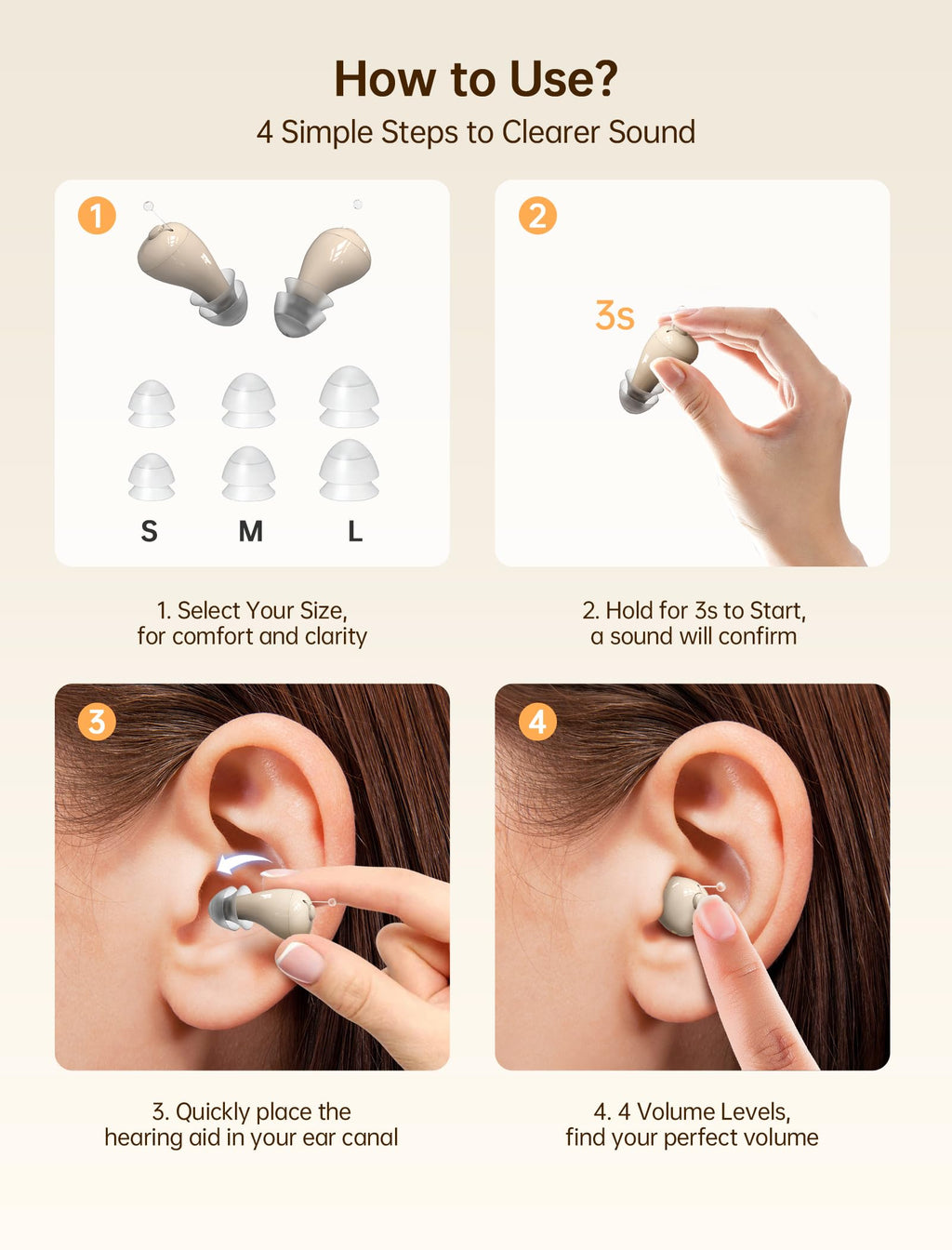 BIGPROT OTC Rechargeable Hearing Aids for Seniors