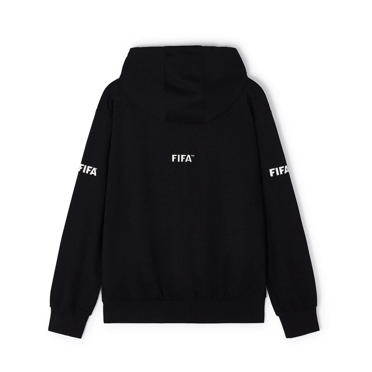 FIFA Essentials Logo Black Zip Hoodie - Men's