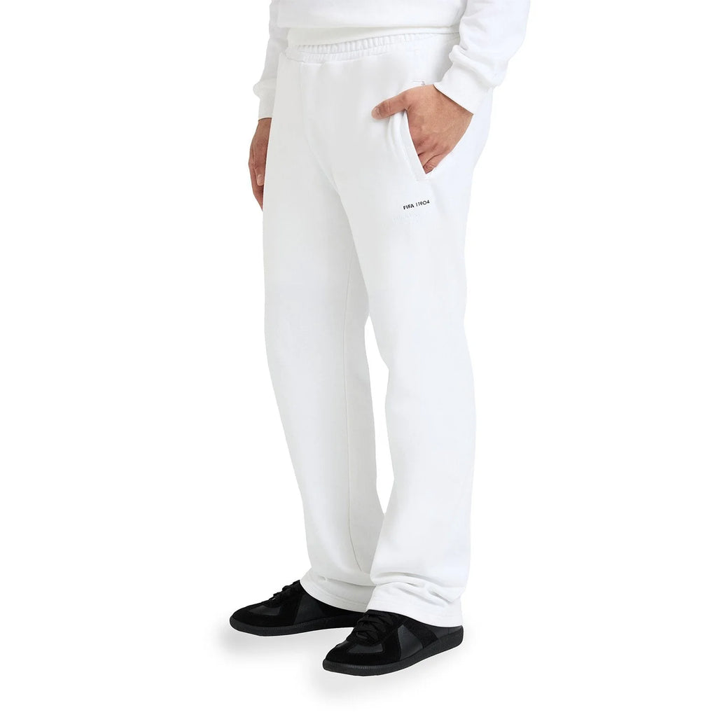 FIFA 1904 Stacked White Sweatpants - Unisex