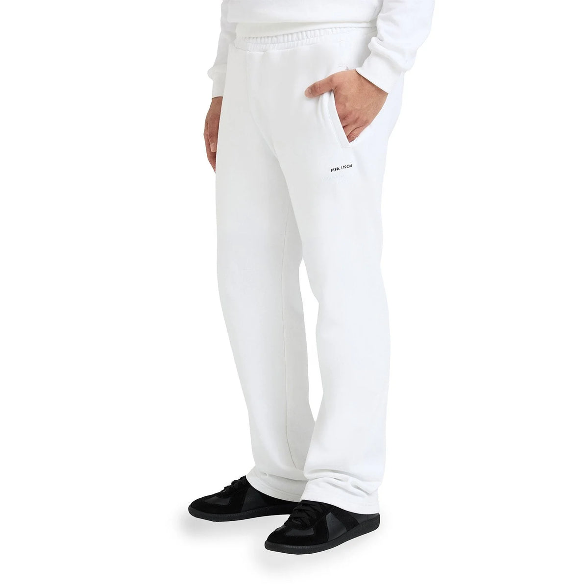 FIFA 1904 Stacked White Sweatpants - Unisex