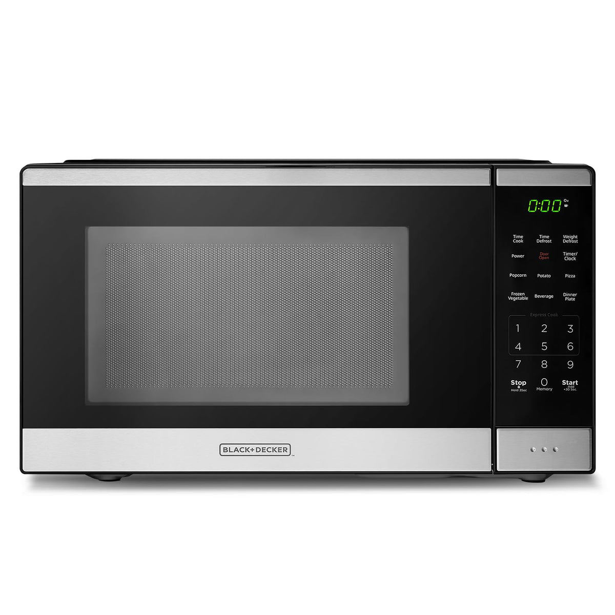 BLACK+DECKER Countertop Microwave Oven 0.9 Cu Ft with Auto Menus