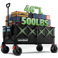 EAYNON 46" Collapsible Wagon - 500LB Capacity, All-Terrain