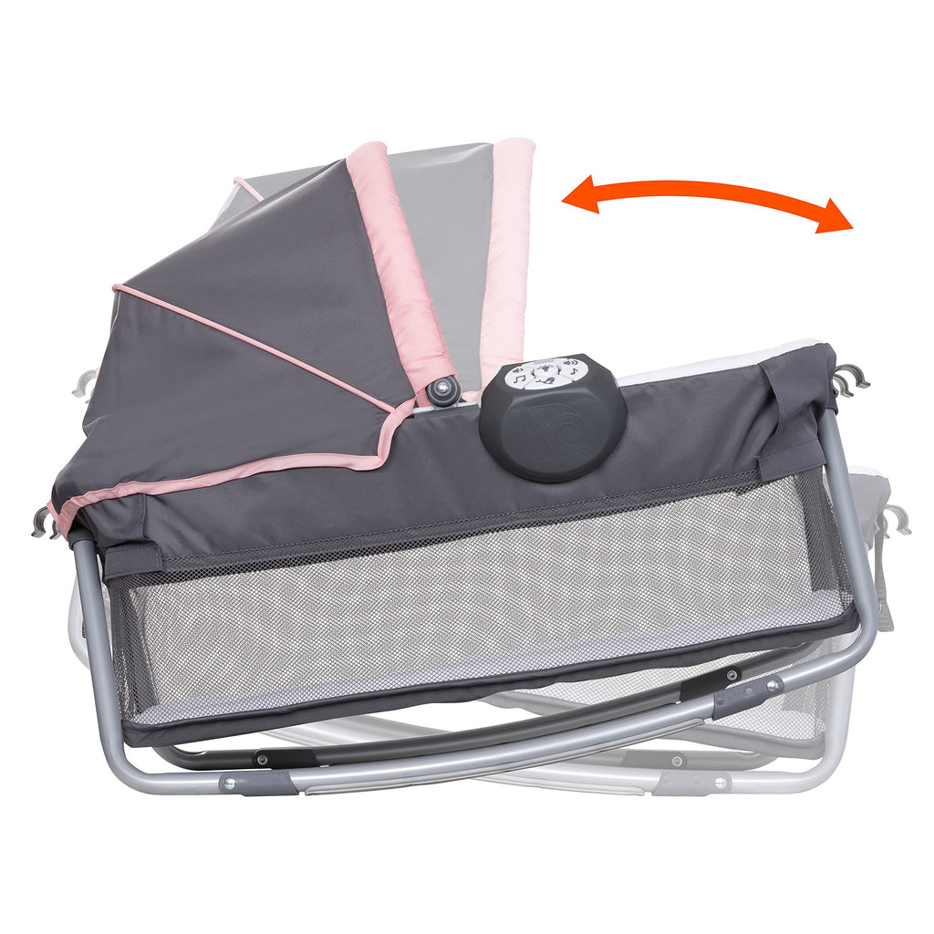 BABY TREND Lil' Snooze Deluxe III - Cozy Pink Sleep Solution