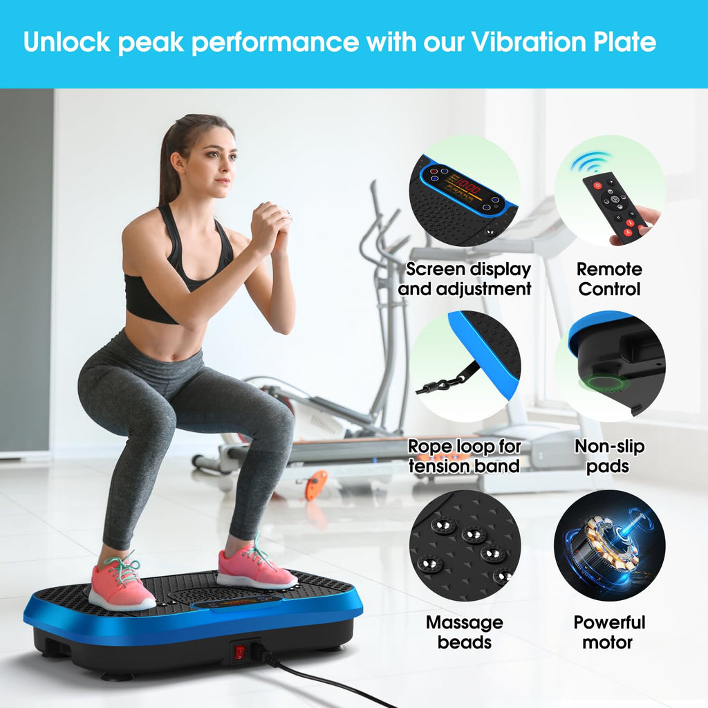 SOFTGYM Vibration Plate Exercise Machine for Whole Body Workout