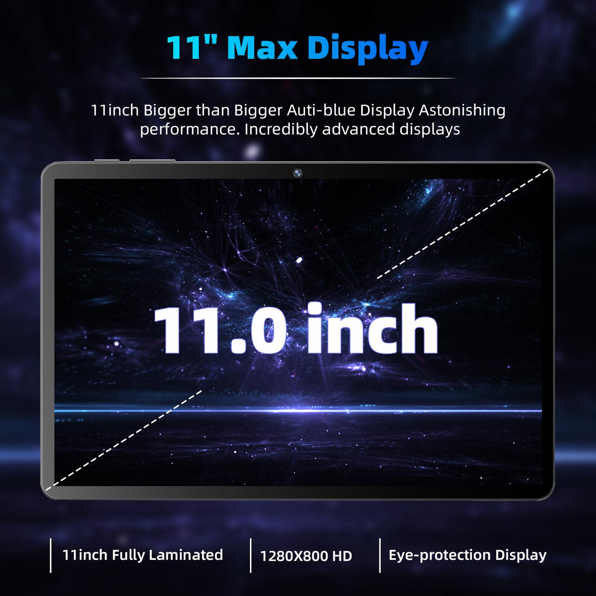 COLORROOM 2026 Android 16 Tablet 11" - 32GB/1TB, Octa-core, WiFi6