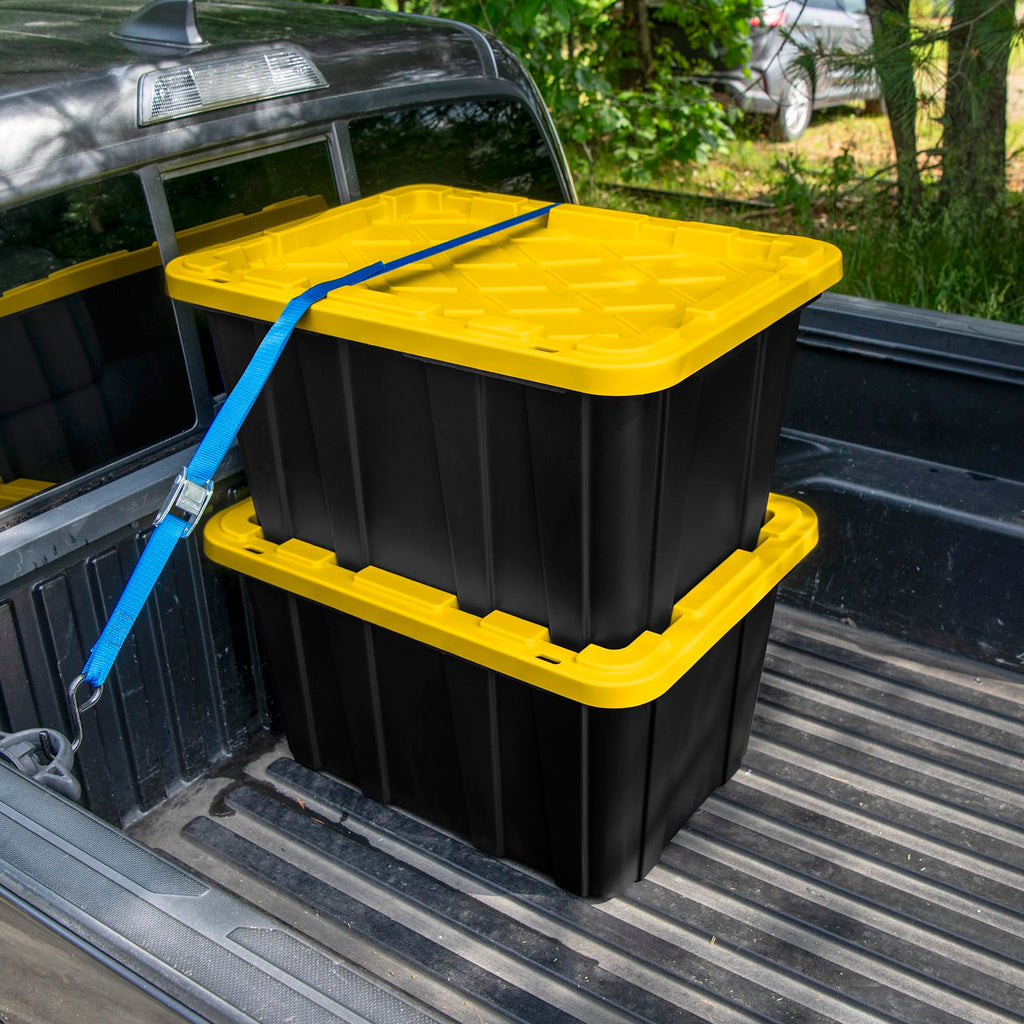 STERILITE 12-Pack Heavy-Duty Plastic Storage Bins with Lids
