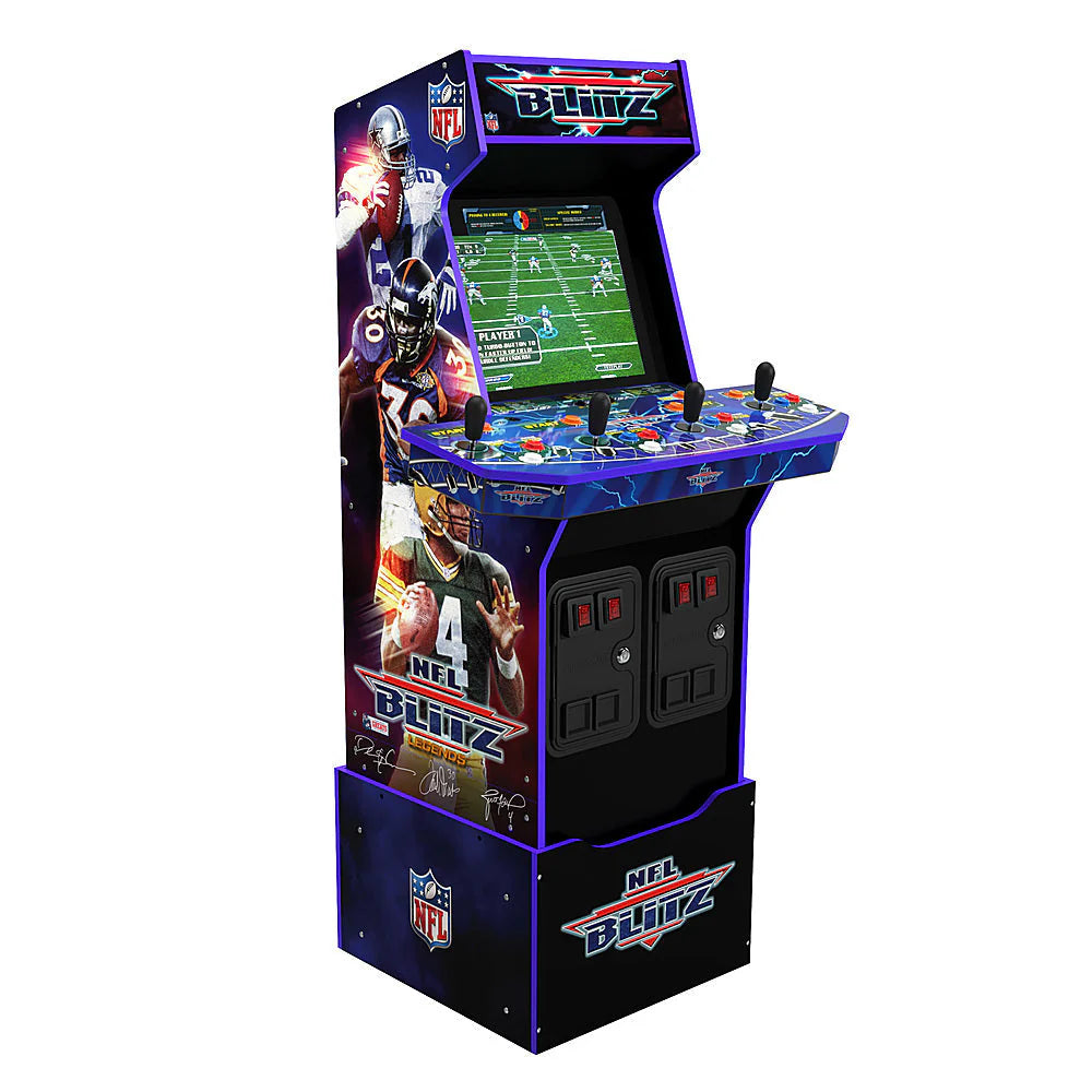 Arcade1Up – NFL Blitz Arcade with Riser and Lit Marquee – Multi