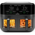 CHEFMAN 6 Quart Dual Basket Air Fryer Oven - Black