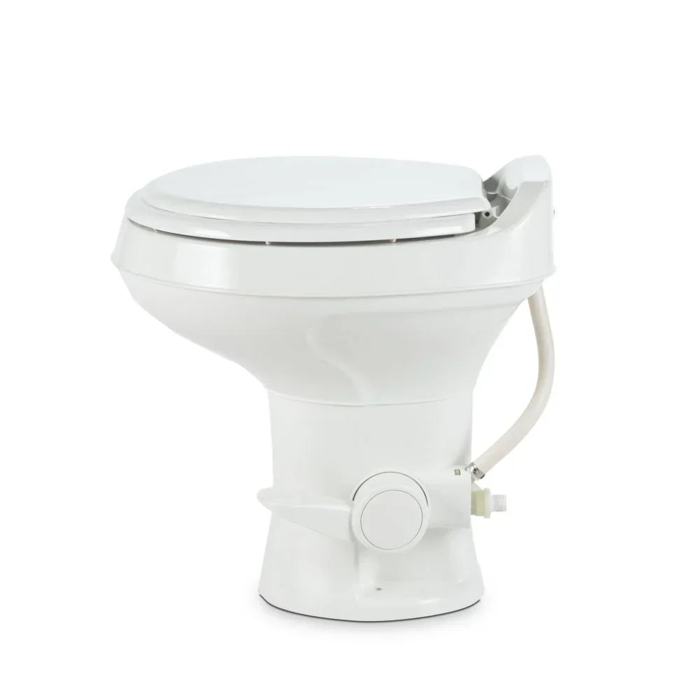 Dometic 302300071 300 Series Standard Height Heavy Duty Plastic RV Toilet, White