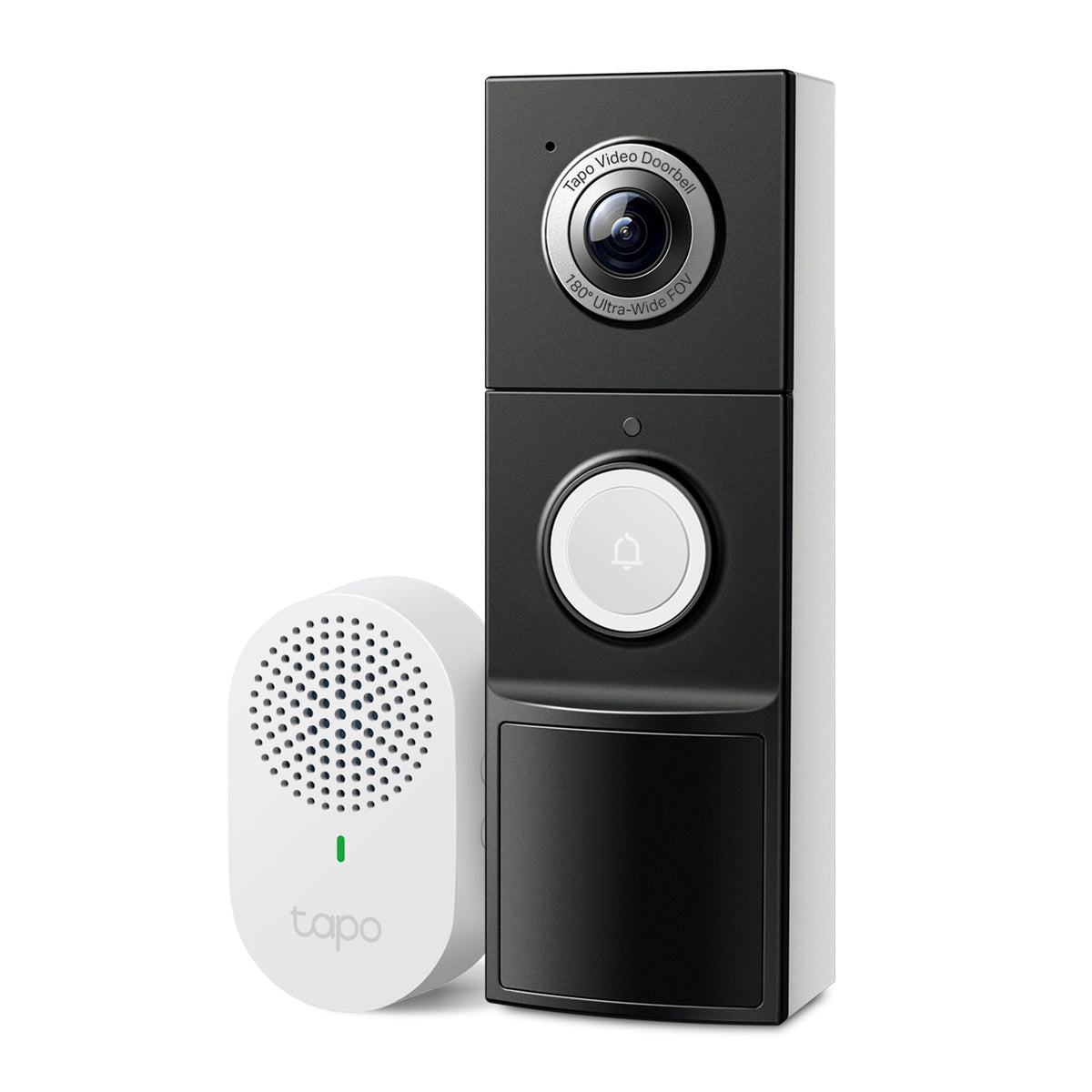 TAPO 2K Smart Video Doorbell with Chime - Wired/Battery Powered