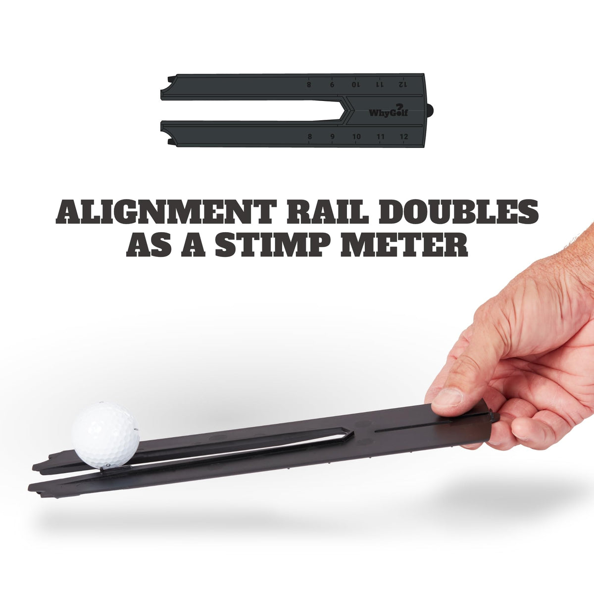 WHYGOLF Putting System - Golf Training Aid for Stroke Accuracy