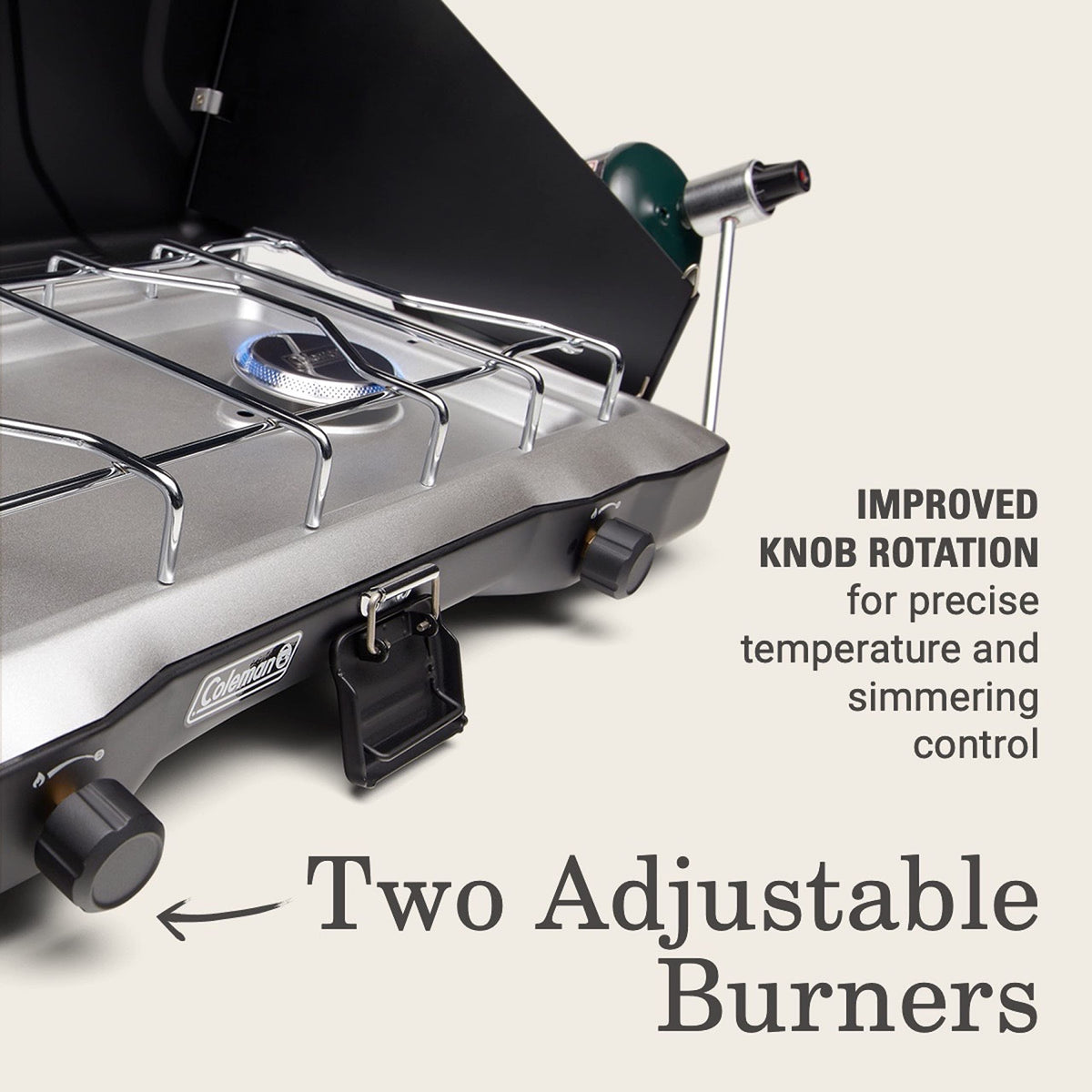 COLEMAN Triton 2-Burner Portable Camping Propane Stove