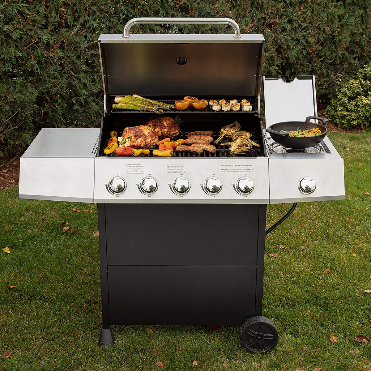 Cuisinart CGG-8500 Side Five Burner Gas Grill