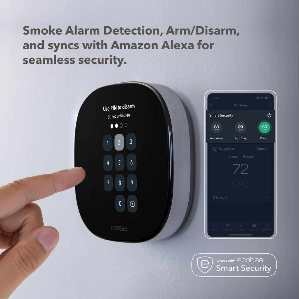 ECOBEE Smart Thermostat with Sensor & Air Quality Monitor