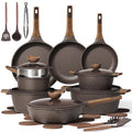 CAROTE 26PCS Non-Stick Cookware Set - Induction Compatible