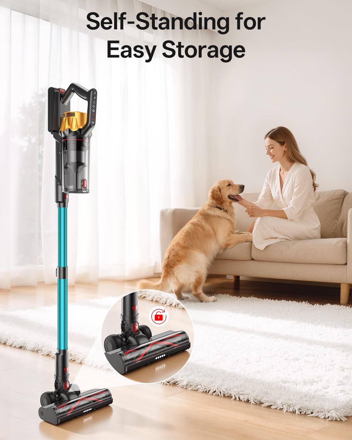 VACUSION Cordless Vacuum Cleaner 650W 55KPa 60Mins Battery