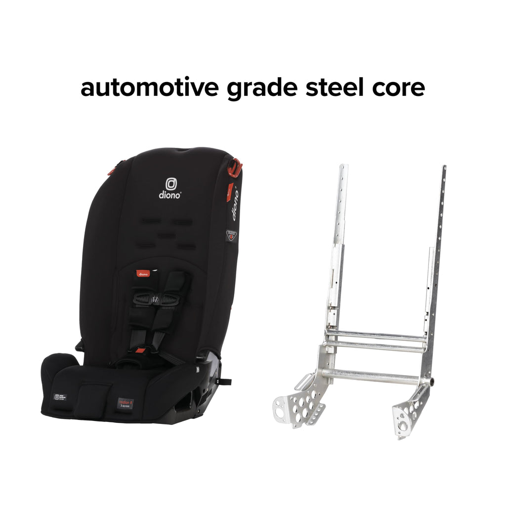 DIONO Radian 3R 3-in-1 Convertible Car Seat - Jet Black