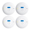 UINGARM Smoke and Carbon Monoxide Detector, 4 Pack