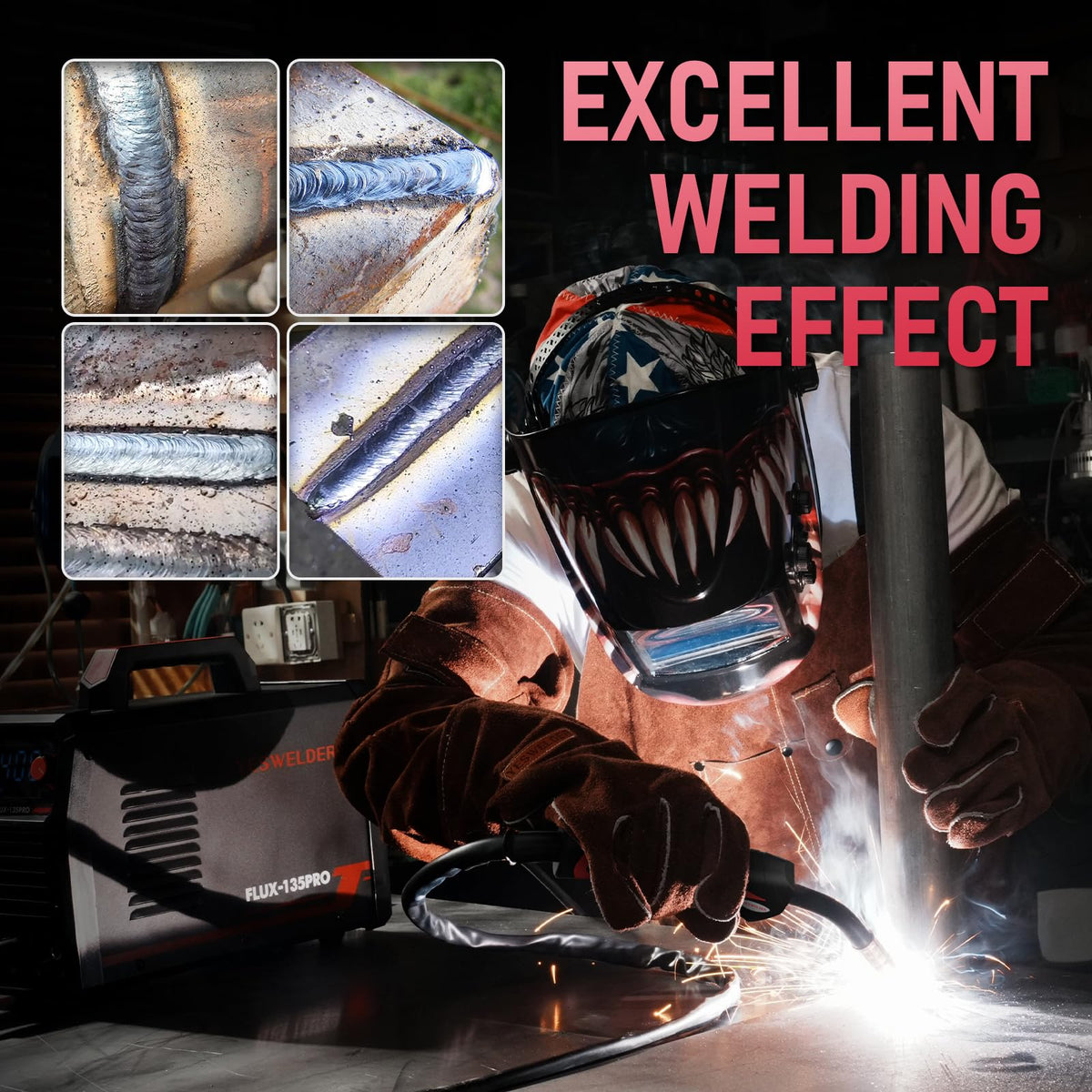YESWELDER YESWELDER 135A MIG Welder 3-in-1 Digital Display