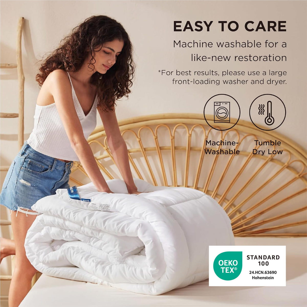 BEDSURE Comforter Duvet Insert - King Size All Season Bedding