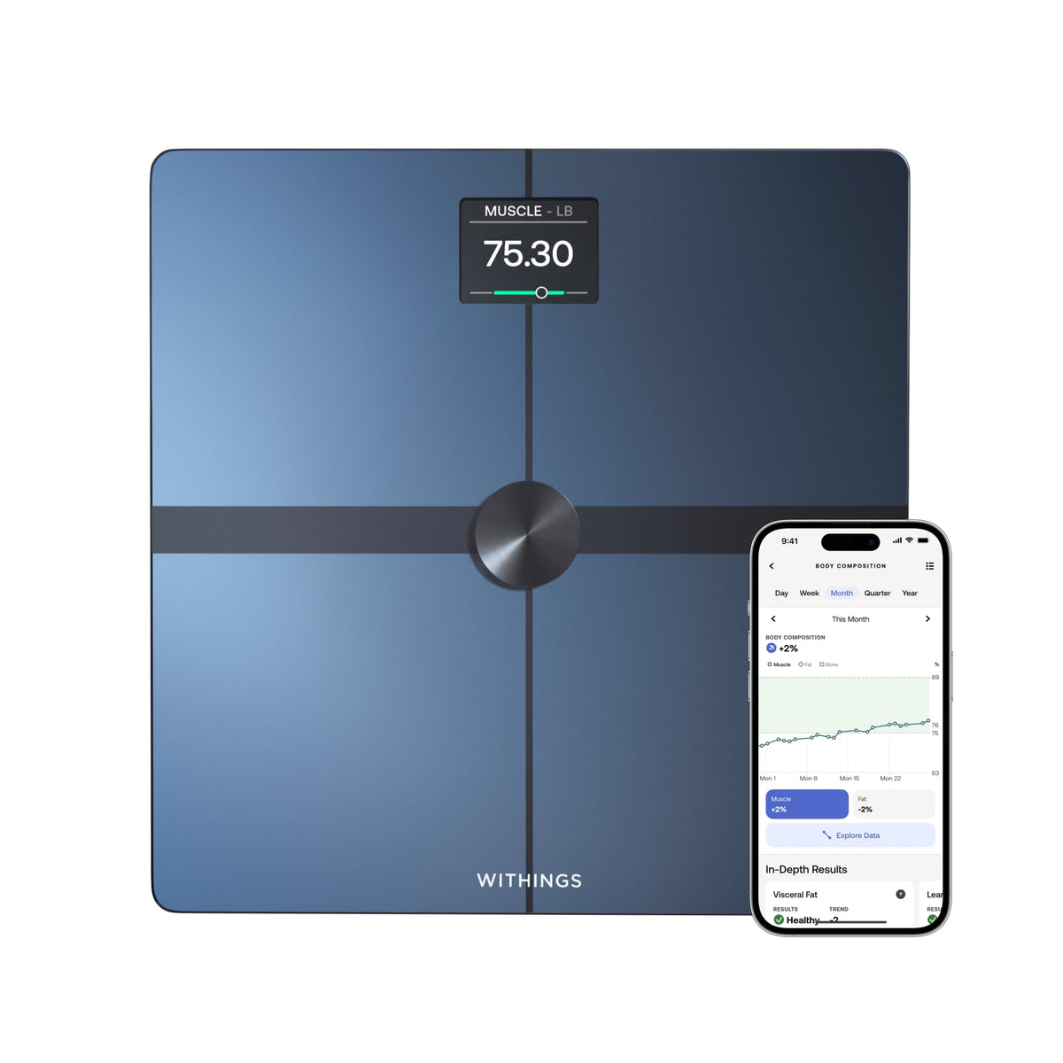 WITHINGS Body Smart - Wi-Fi Bluetooth Body Weight Scale
