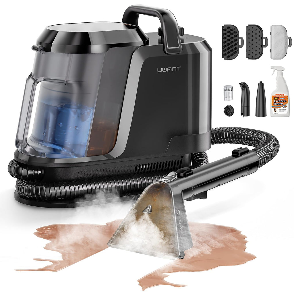 UWANT Carpet Cleaner Machine with Steam & Powerful Suction