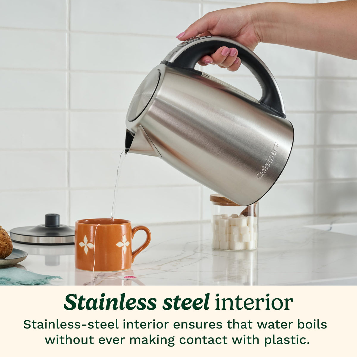 CUISINART PerfecTemp 1.7L Cordless Electric Kettle, 1500W