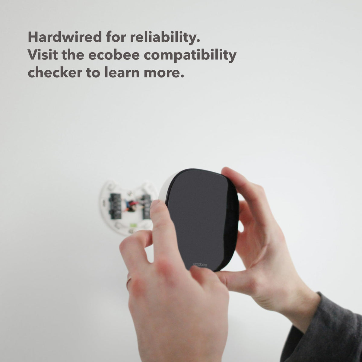 ECOBEE Smart Thermostat Enhanced - WiFi, Works with Siri, Alexa