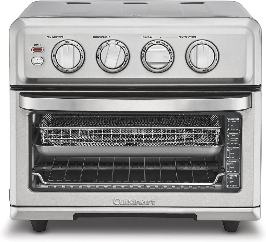 CUISINART Air Fryer Toaster Oven 8-in-1, 1800W, Stainless Steel