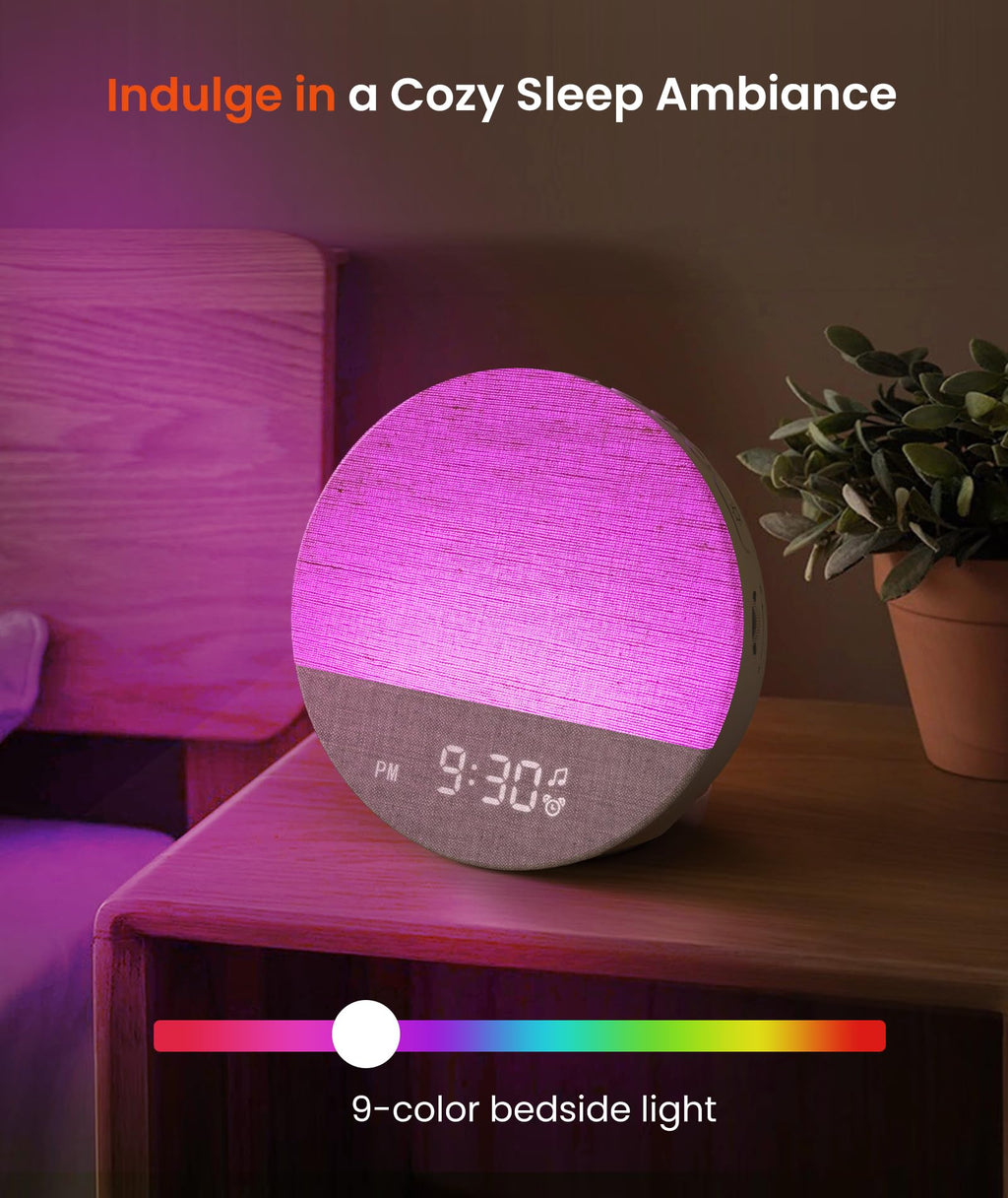 DREAMEGG Sunrise 1 Alarm Clock & Sound Machine for Sleep