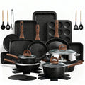 UMITE CHEF Non-Stick Pots and Pans Set, 31 Piece Induction Cookware