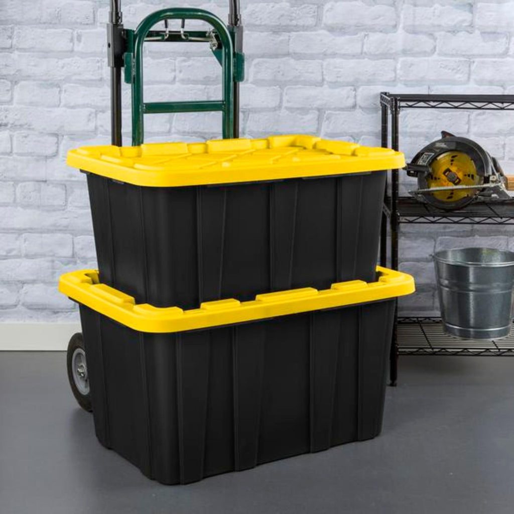 STERILITE 27 Gallon Heavy-Duty Storage Tote - 4-Pack Bins