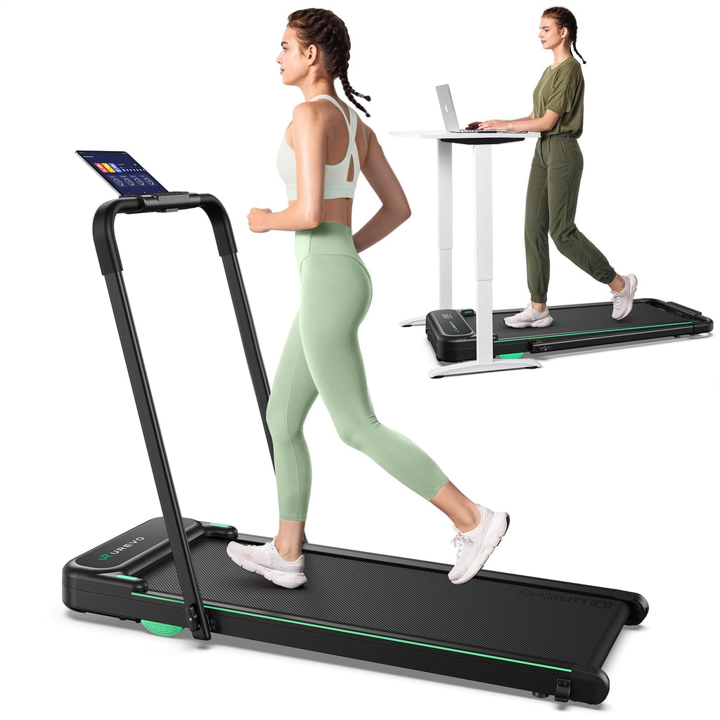 UREVO Strol 2E Smart 2-in-1 Folding Treadmill Compact