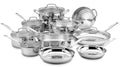 CUISINART 17-Piece Stainless Steel Cookware Set - Classic Collection
