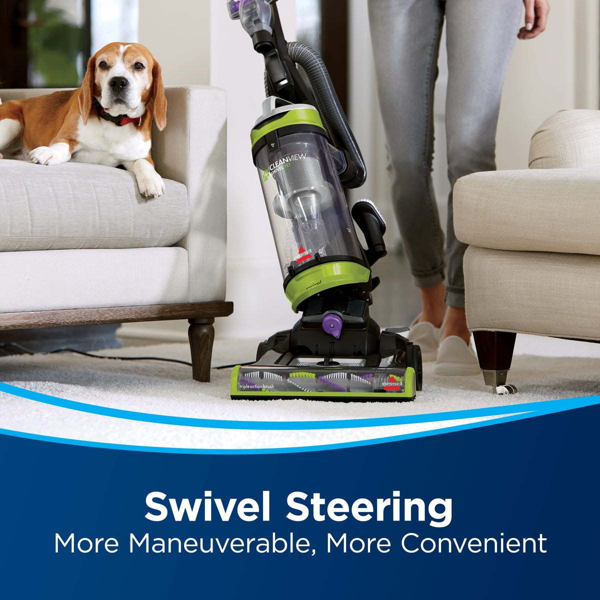 BISSELL 2252 CleanView Swivel Bagless Vacuum for Pets