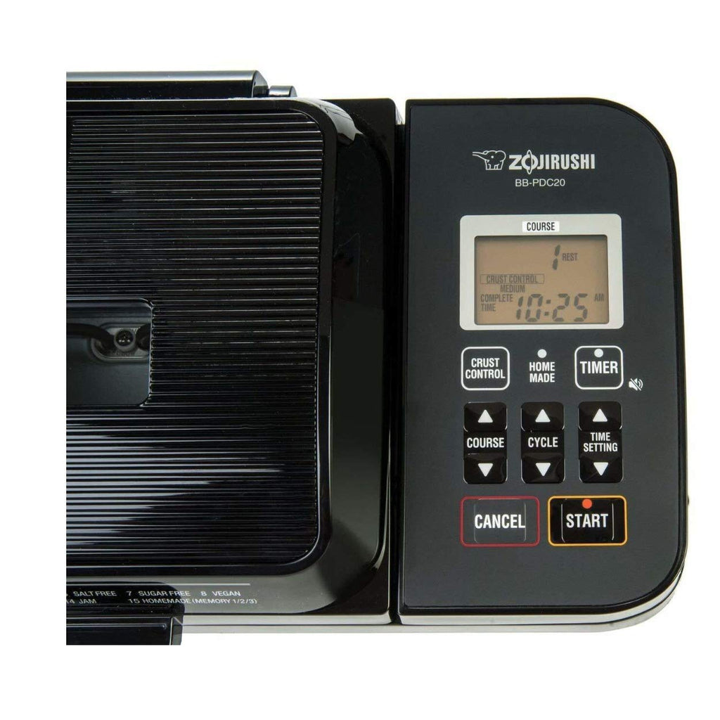 ZOJIRUSHI BB-PDC20BA Virtuoso Plus Breadmaker for 2 lb Loaves