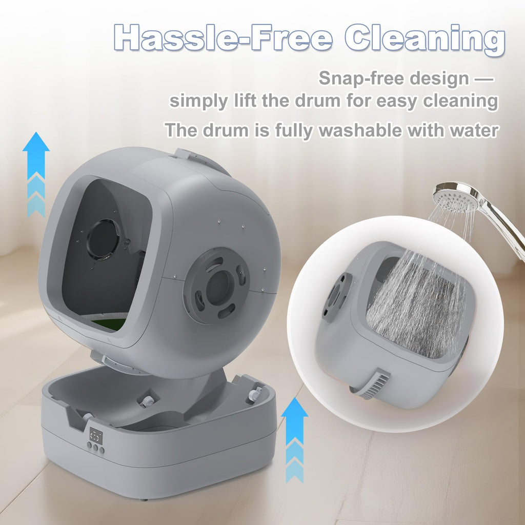 UPFAS Automatic Cat Litter Box - Self Cleaning & APP Control
