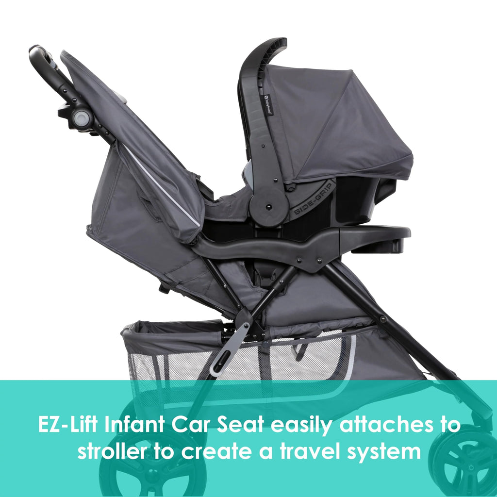BABY TREND EZ Ride Travel System Stroller & EZ-Lift Car Seat