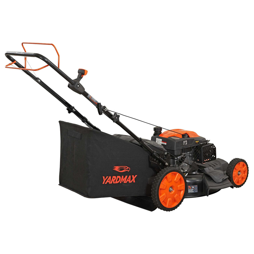 YARDMAX 22" 201cc Self-Propelled 6-Speed Lawn Mower