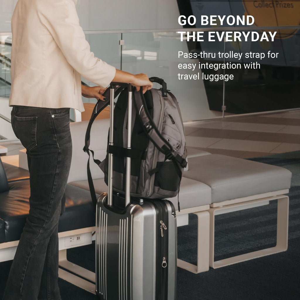SWISSGEAR 1900 ScanSmart TSA Laptop Backpack - RFID, 17" Fits