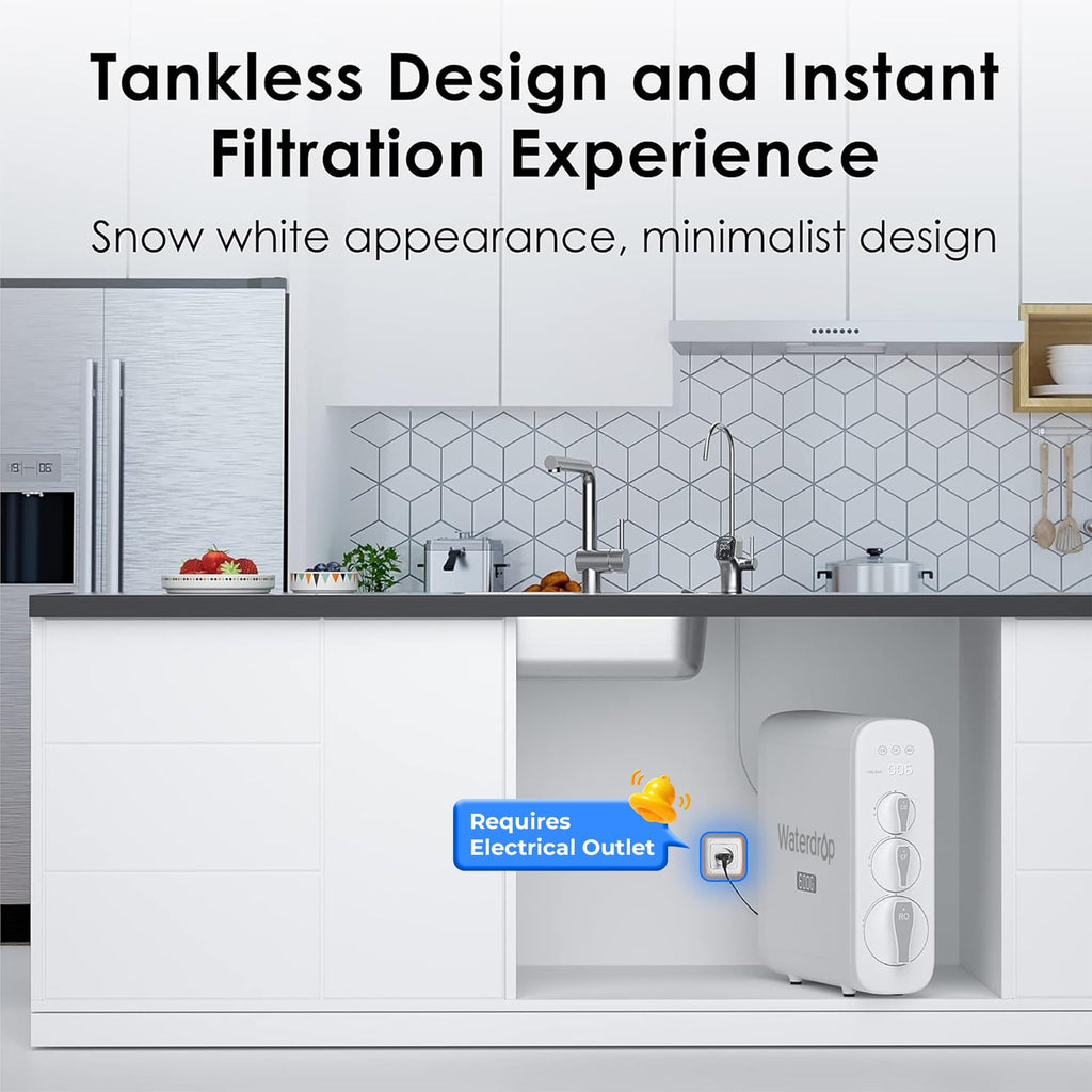 WATERDROP G3P600 Tankless Reverse Osmosis Water Filter System