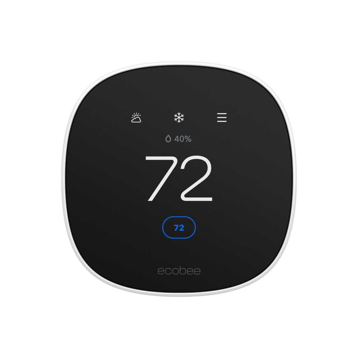ECOBEE Smart Thermostat Essential - Wi-Fi, Energy Star Certified
