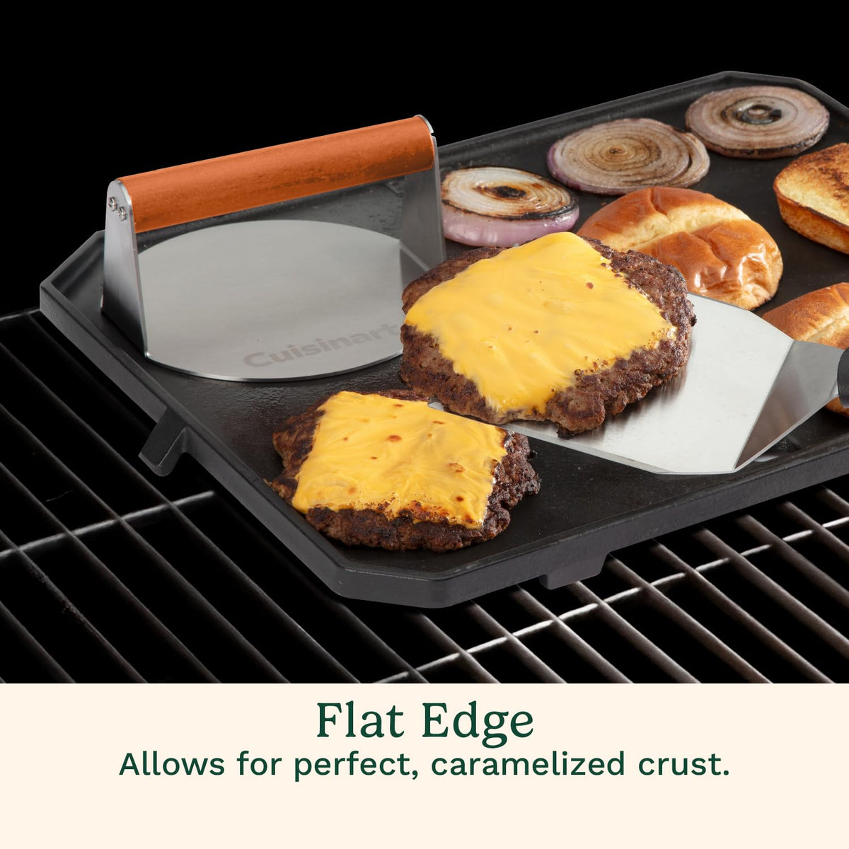 CUISINART 6" Stainless Steel Burger Press - Pack of 8